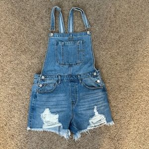Overall Shorts NWT